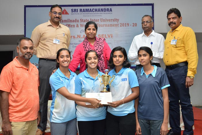 Tamil Nadu State Inter-University Table Tennis Men and Women 2019-20