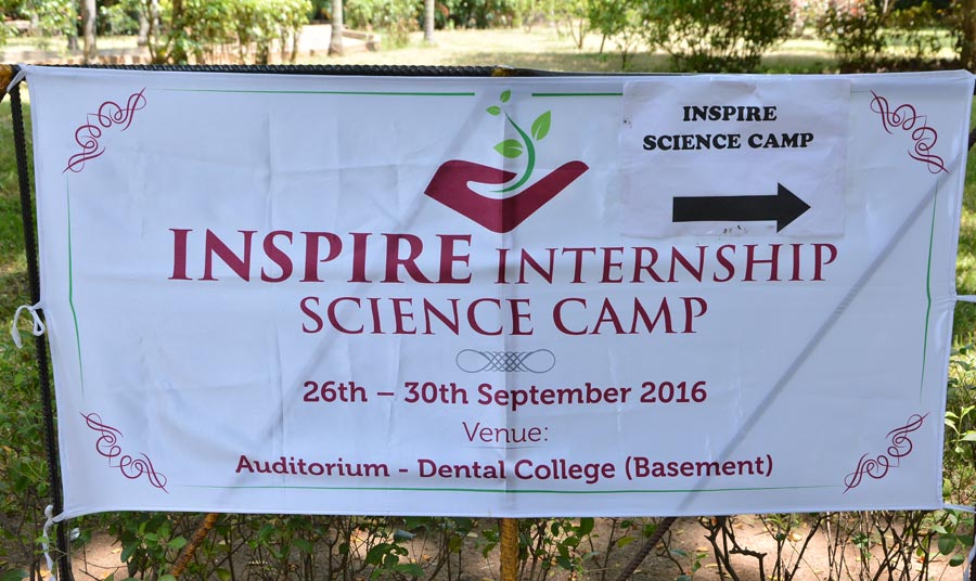 Inspire Internship Science Camp
