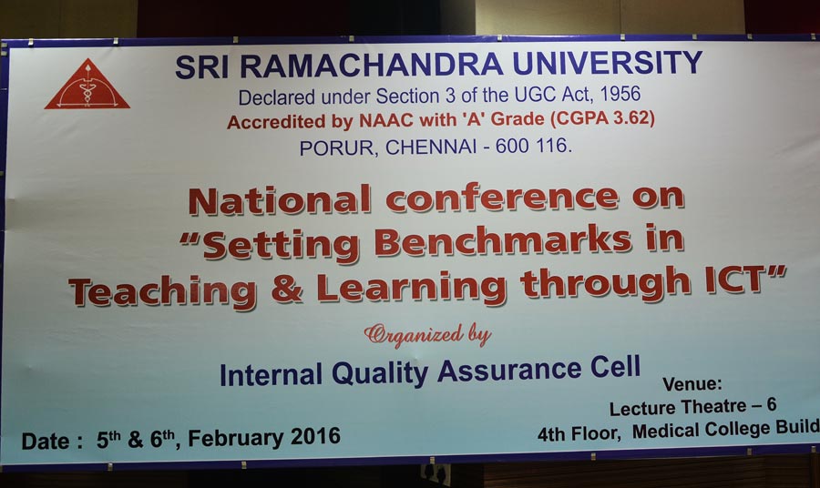 National Conference on Setting Benchmarks in Teaching & Learning through ICT